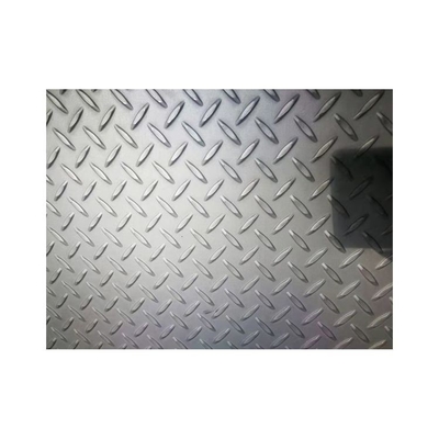 304 316L Chequered Stainless Steel Sheet Plate ASTM 201 0.3mm 0.4mm